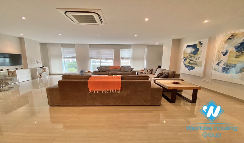 Scandinavian style golf course view 2 bedrooms apartment for rent in Ciputra, Hanoi